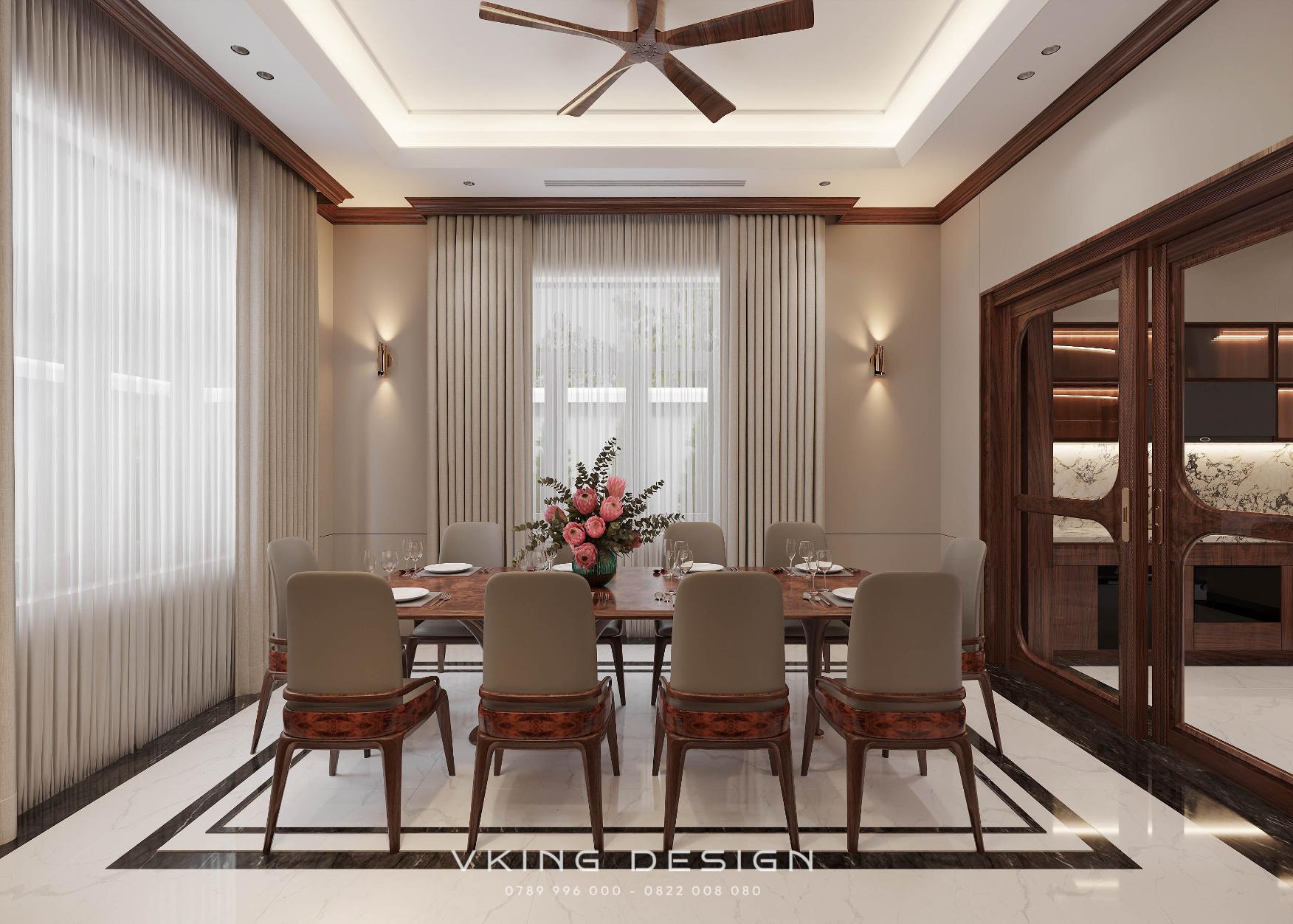 NỘI THẤT GỖ ÓC CHÓ TINH TẾ VÀ ĐẲNG CẤP NT26014 10 3 thiet ke phong bep an 4