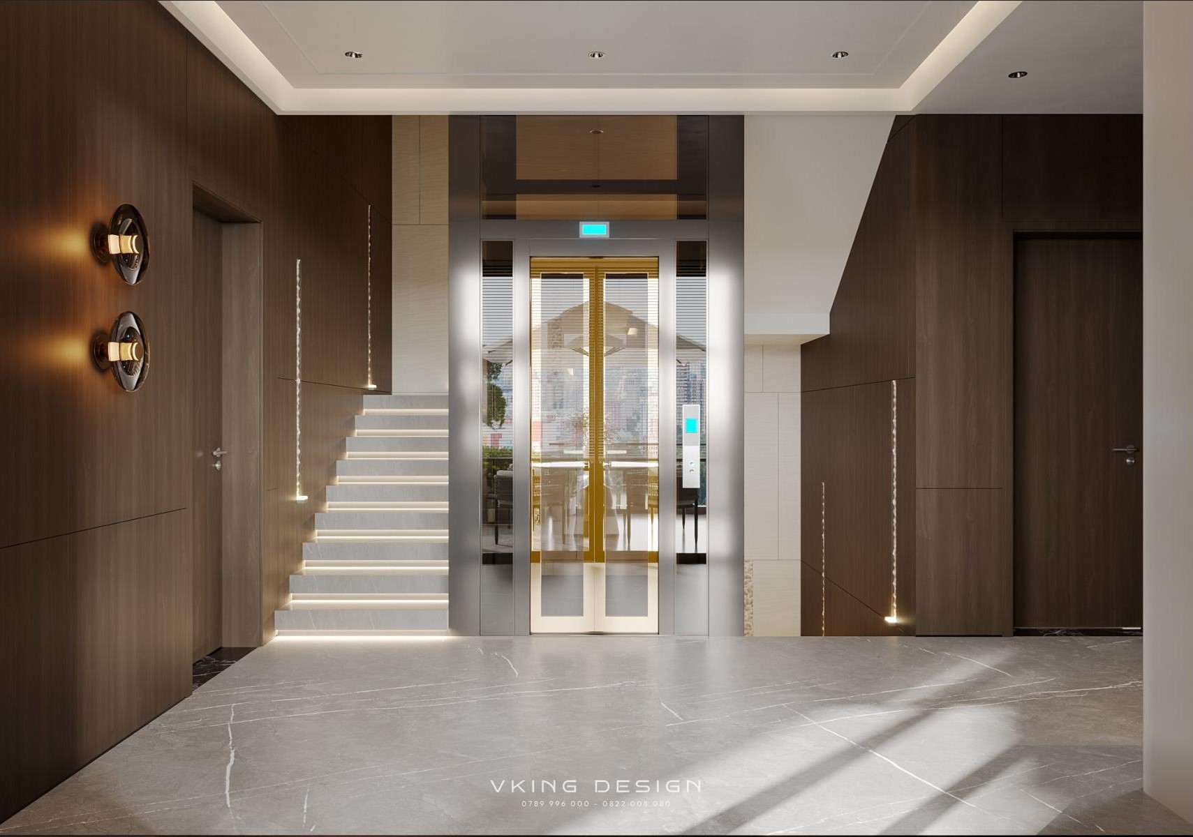 NỘI THẤT HIỆN ĐẠI THANH LỊCH TRONG TỪNG GÓC NHÌN NT26037 19 4 thiet ke noi that sanh tang 2 2