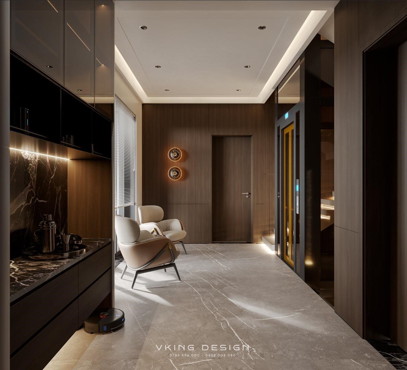 NỘI THẤT HIỆN ĐẠI THANH LỊCH TRONG TỪNG GÓC NHÌN NT26037 20 4 thiet ke noi that sanh tang 2 3