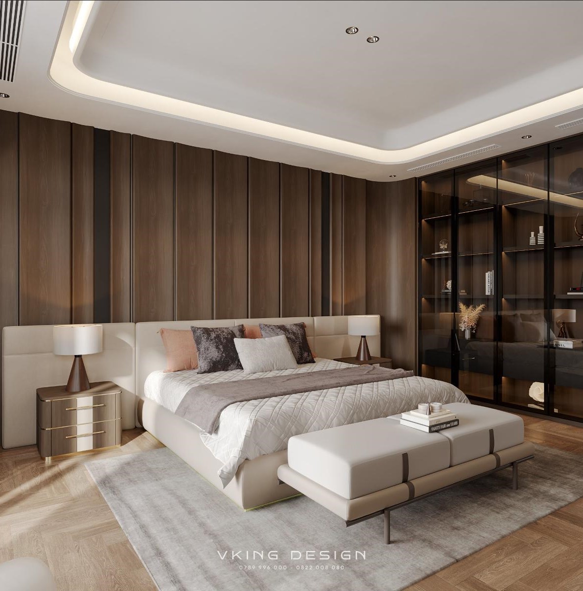 NỘI THẤT HIỆN ĐẠI THANH LỊCH TRONG TỪNG GÓC NHÌN NT26037 22 5 thiet ke noi that phong ngu master 2