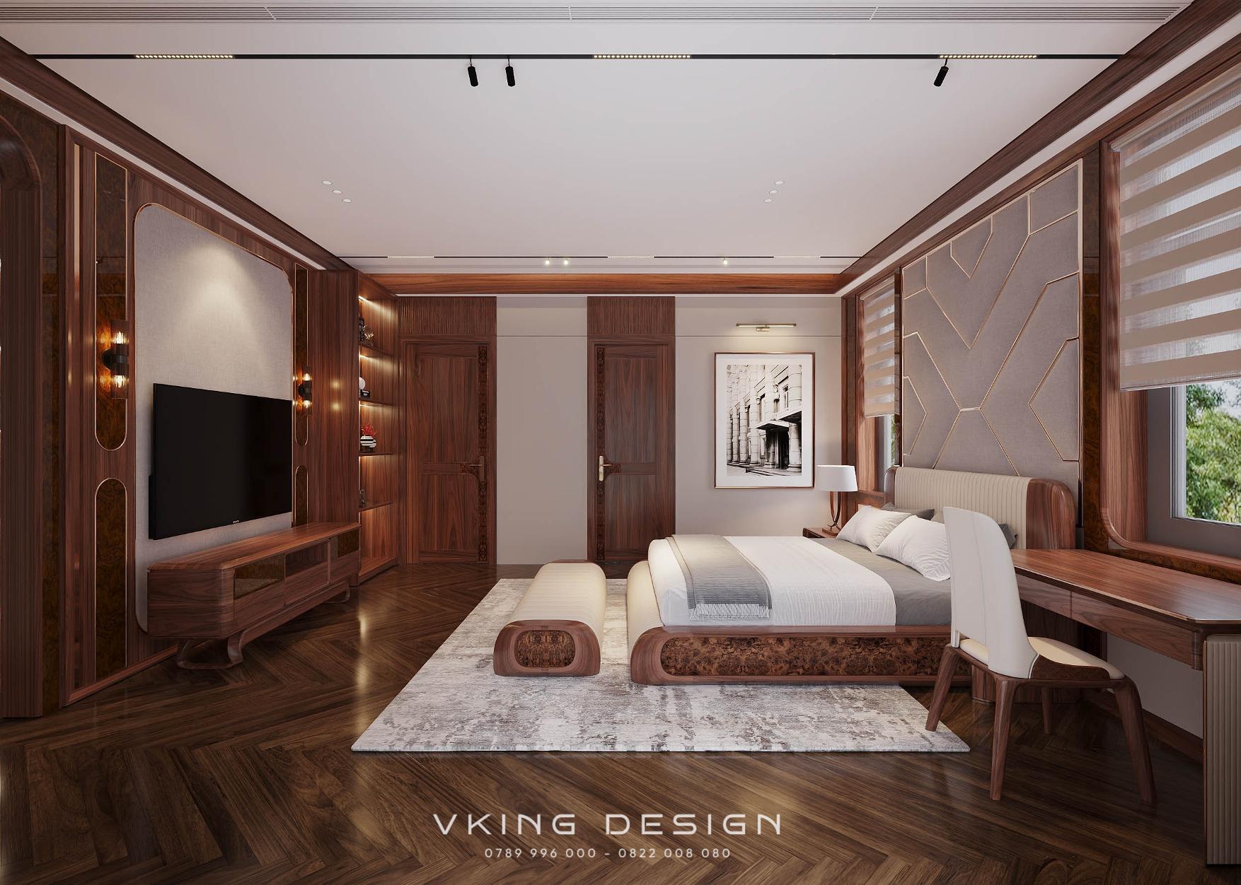 NỘI THẤT GỖ ÓC CHÓ TINH TẾ VÀ ĐẲNG CẤP NT26014 14 5 thiet ke phong ngu master 2 1