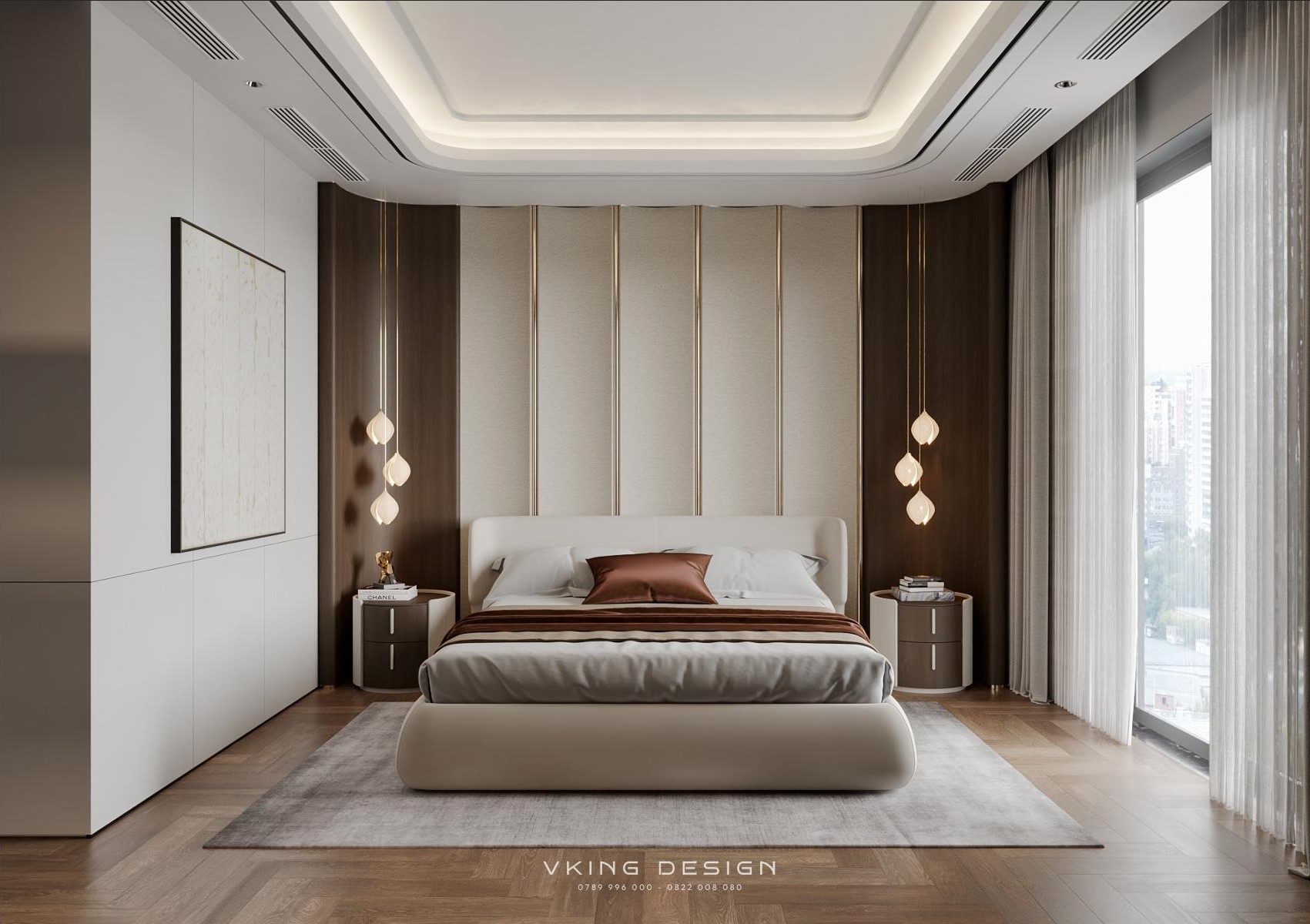 NỘI THẤT HIỆN ĐẠI THANH LỊCH TRONG TỪNG GÓC NHÌN NT26037 30 6 thiet ke noi that phong ngu 01 1
