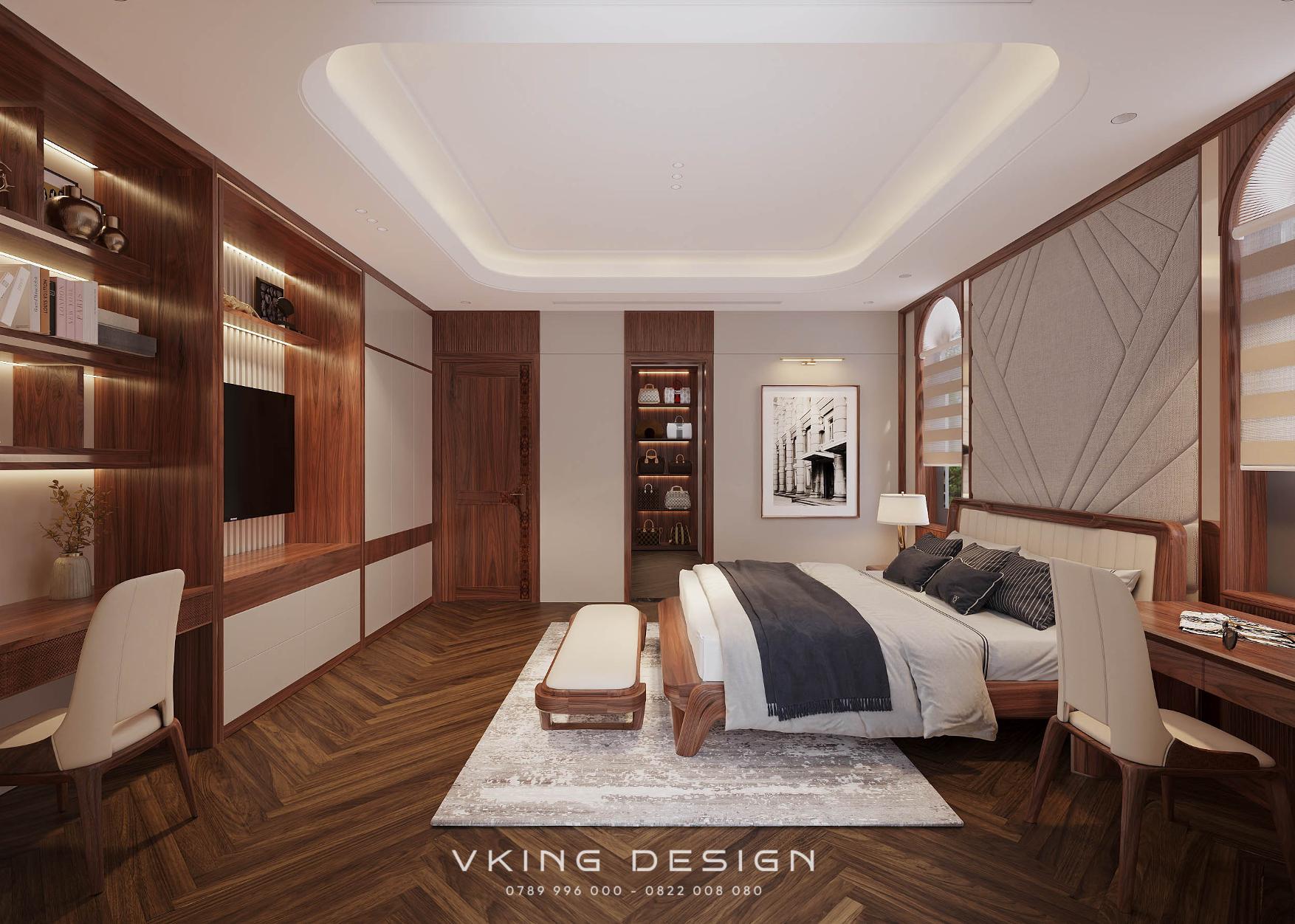 NỘI THẤT GỖ ÓC CHÓ TINH TẾ VÀ ĐẲNG CẤP NT26014 28 8 thiet ke phong ngu 02 2