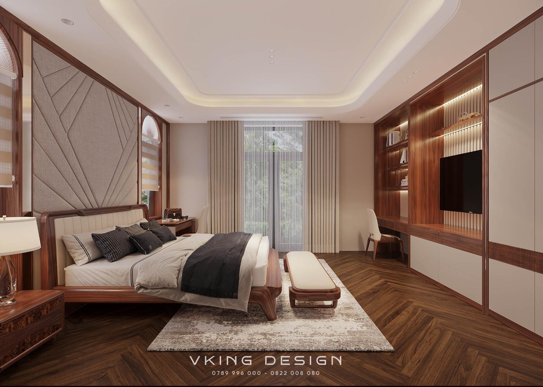 NỘI THẤT GỖ ÓC CHÓ TINH TẾ VÀ ĐẲNG CẤP NT26014 29 8 thiet ke phong ngu 02 3