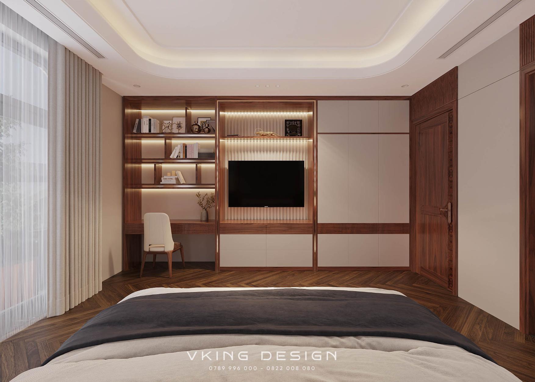 NỘI THẤT GỖ ÓC CHÓ TINH TẾ VÀ ĐẲNG CẤP NT26014 31 8 thiet ke phong ngu 02 5
