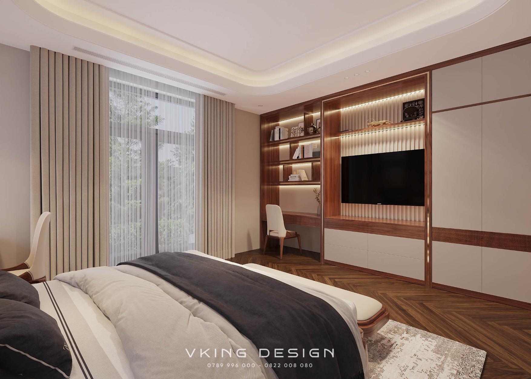 NỘI THẤT GỖ ÓC CHÓ TINH TẾ VÀ ĐẲNG CẤP NT26014 32 8 thiet ke phong ngu 02 6
