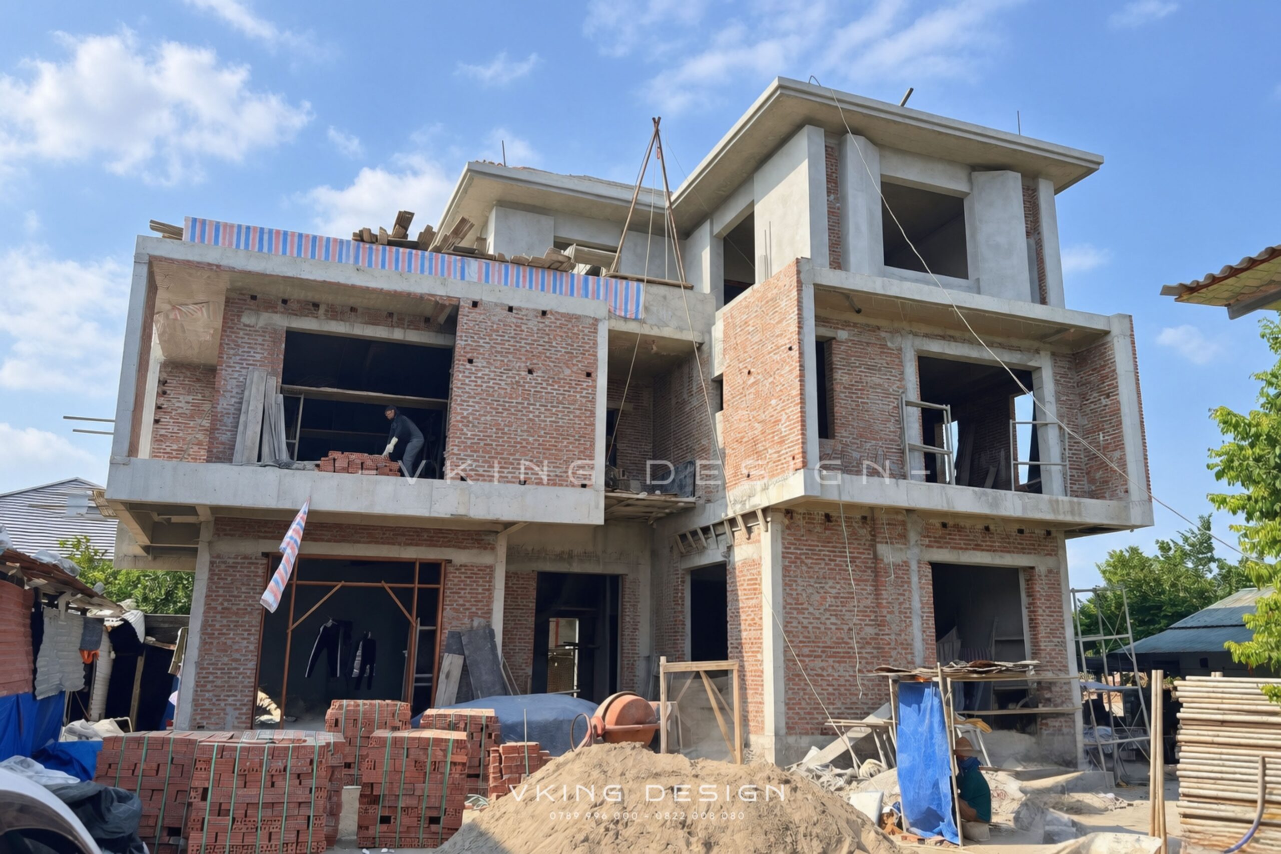 THI CÔNG BIỆT THỰ HIỆN ĐẠI NGHỈ DƯỠNG VK26010-TC 4 thiet ke biet thu hien dai 3 tang mai nhat vk26010 8 scaled