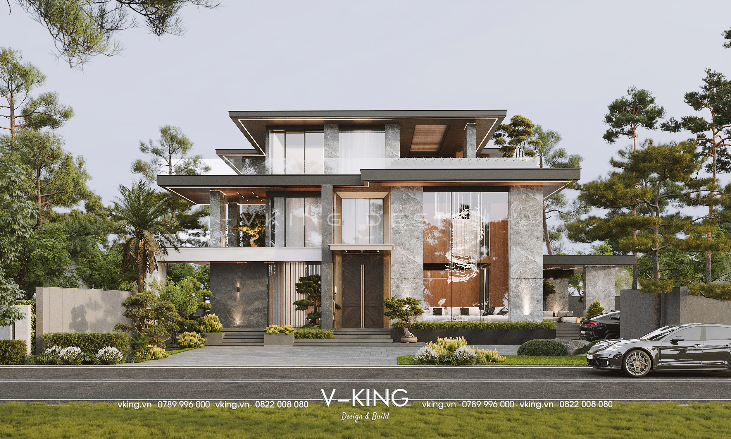 10+ MẪU BIỆT THỰ HIỆN ĐẠI VÀ TƯ DUY KIẾN TRÚC ĐẰNG SAU 9 thiet ke biet thu hien dai 500m2 3 tang vk25012 3