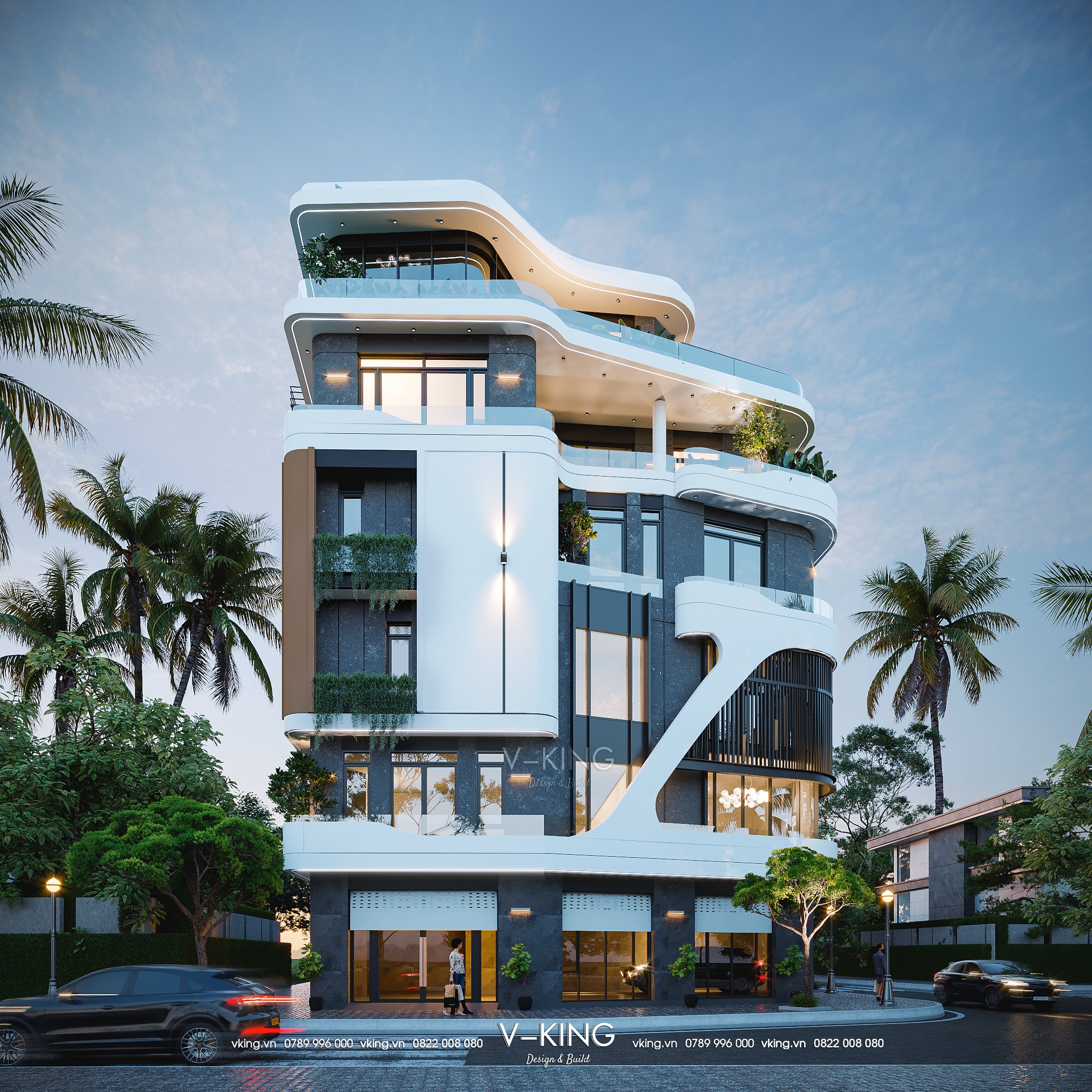 TỪ NHÀ PHỐ ĐẾN BIỆT THỰ HIỆN ĐẠI: GIẢI PHÁP KIẾN TRÚC KẾT HỢP Ở VÀ CHO THUÊ 1 thiet ke biet thu hien dai xu huong tuong lai vk24068 2