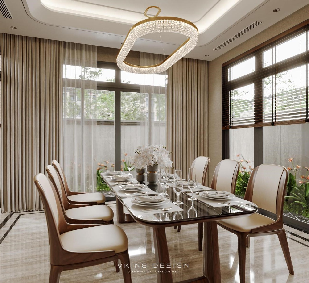 NỘI THẤT HIỆN ĐẠI NHẸ NHÀNG THANH LỊCH NT26007 12 thiet ke noi that phong bep gon gang tinh gian nt26007 4