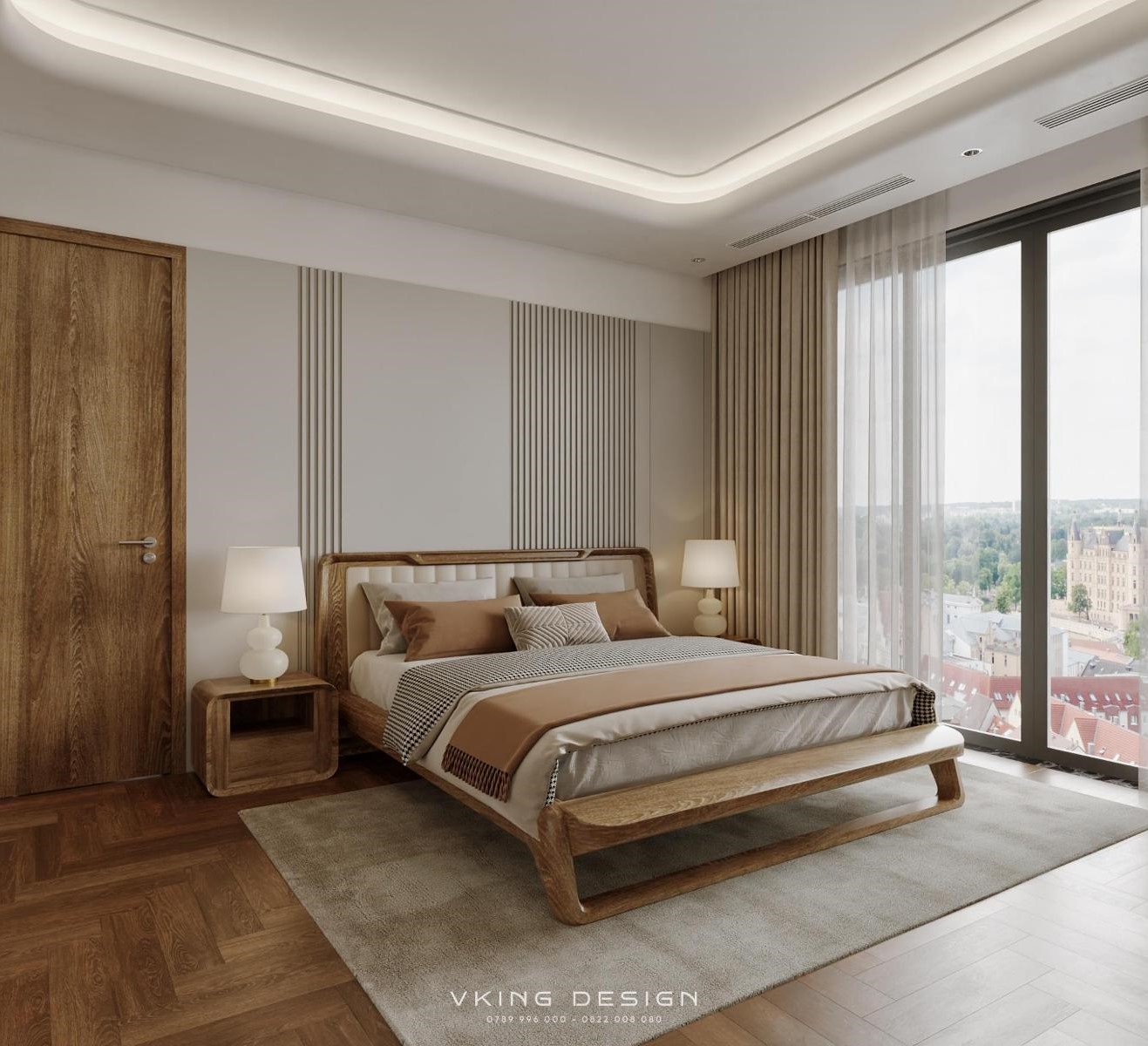 NỘI THẤT HIỆN ĐẠI NHẸ NHÀNG THANH LỊCH NT26007 17 thiet ke noi that phong ngu 2 nt26007 2