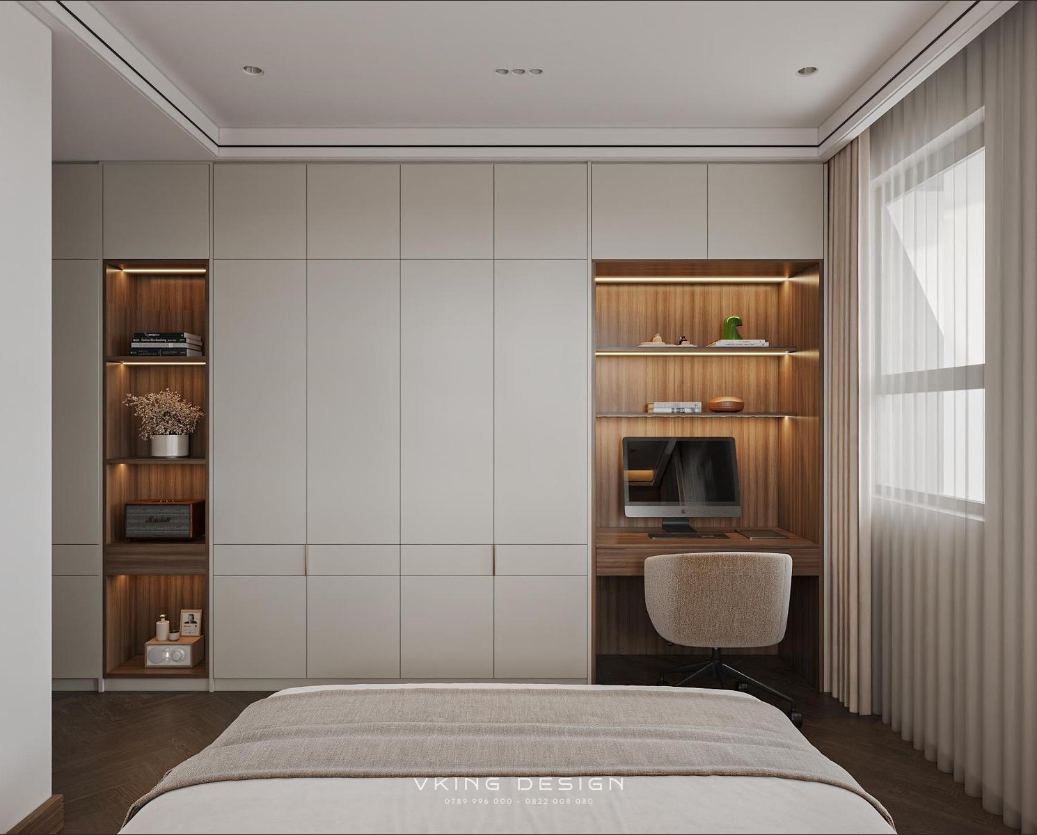 NỘI THẤT BIỆT THỰ HIỆN ĐẠI TINH TẾ NT26017 36 thiet ke phong ngu dep hien dai nt26017 4
