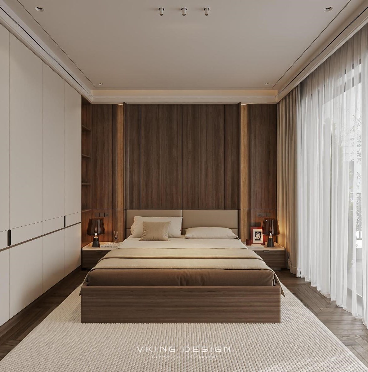 NỘI THẤT BIỆT THỰ HIỆN ĐẠI TINH TẾ NT26017 40 thiet ke phong ngu hien dai nt26017 1