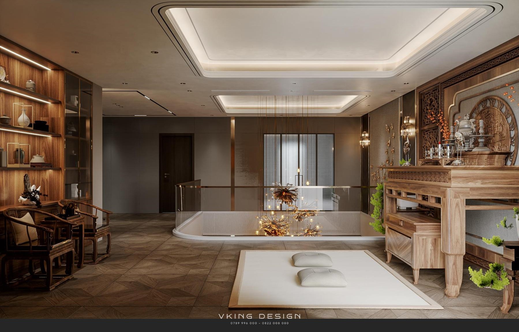 NỘI THẤT HIỆN ĐẠI SANG TRỌNG VÀ ĐẲNG CẤP NT26028 19 thiet ke sanh thang va phong tho 5