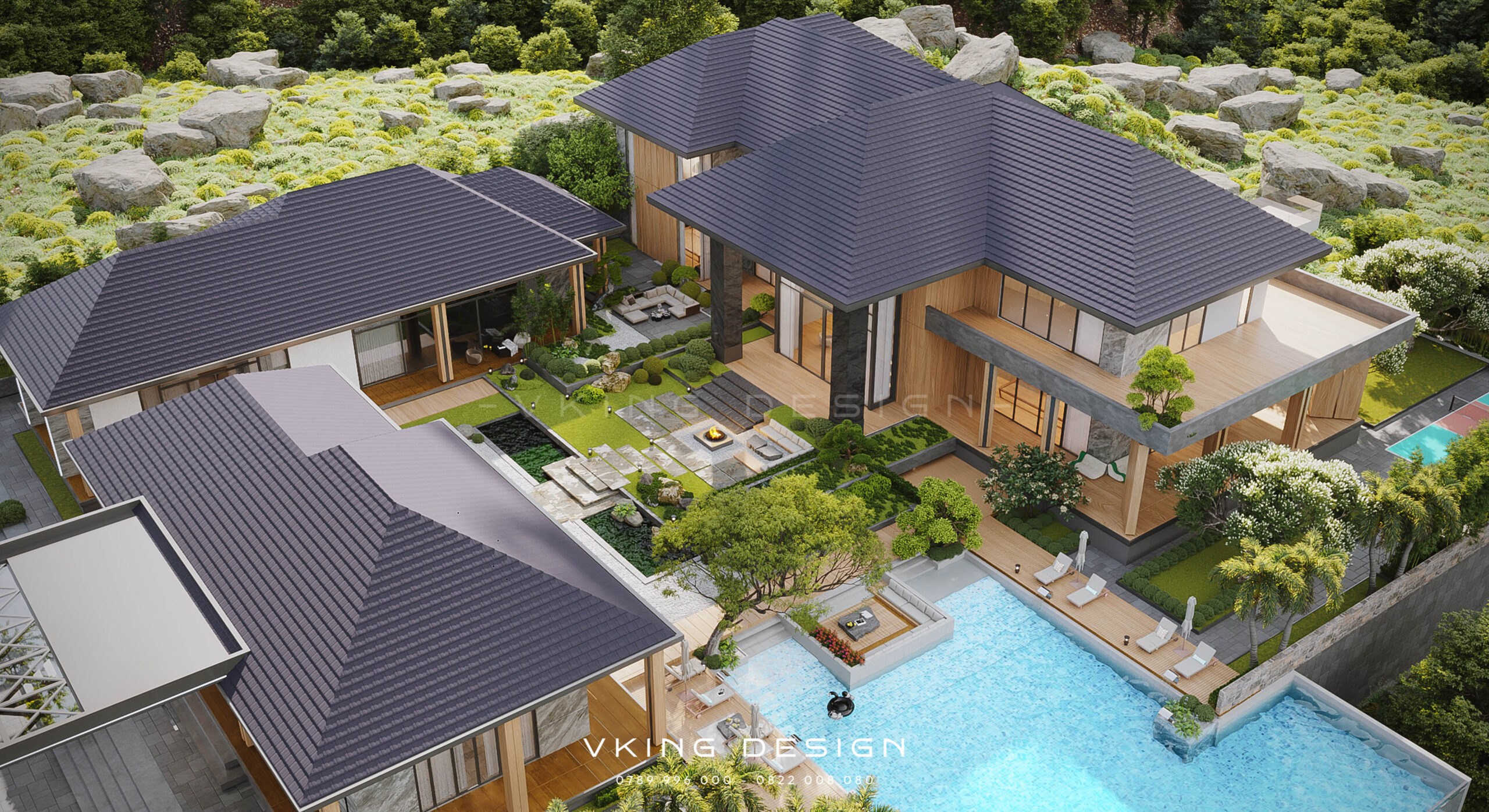 MẪU TAM HỢP VIỆN HIỆN ĐẠI SANG TRỌNG VK26040 7 Biet thu hien dai 19 scaled