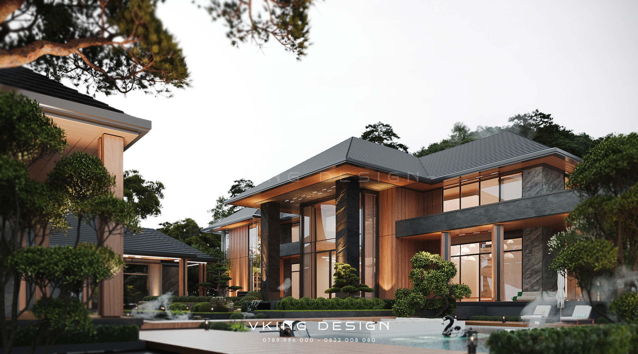 MẪU TAM HỢP VIỆN HIỆN ĐẠI SANG TRỌNG VK26040 2 Biet thu hien dai 5 scaled