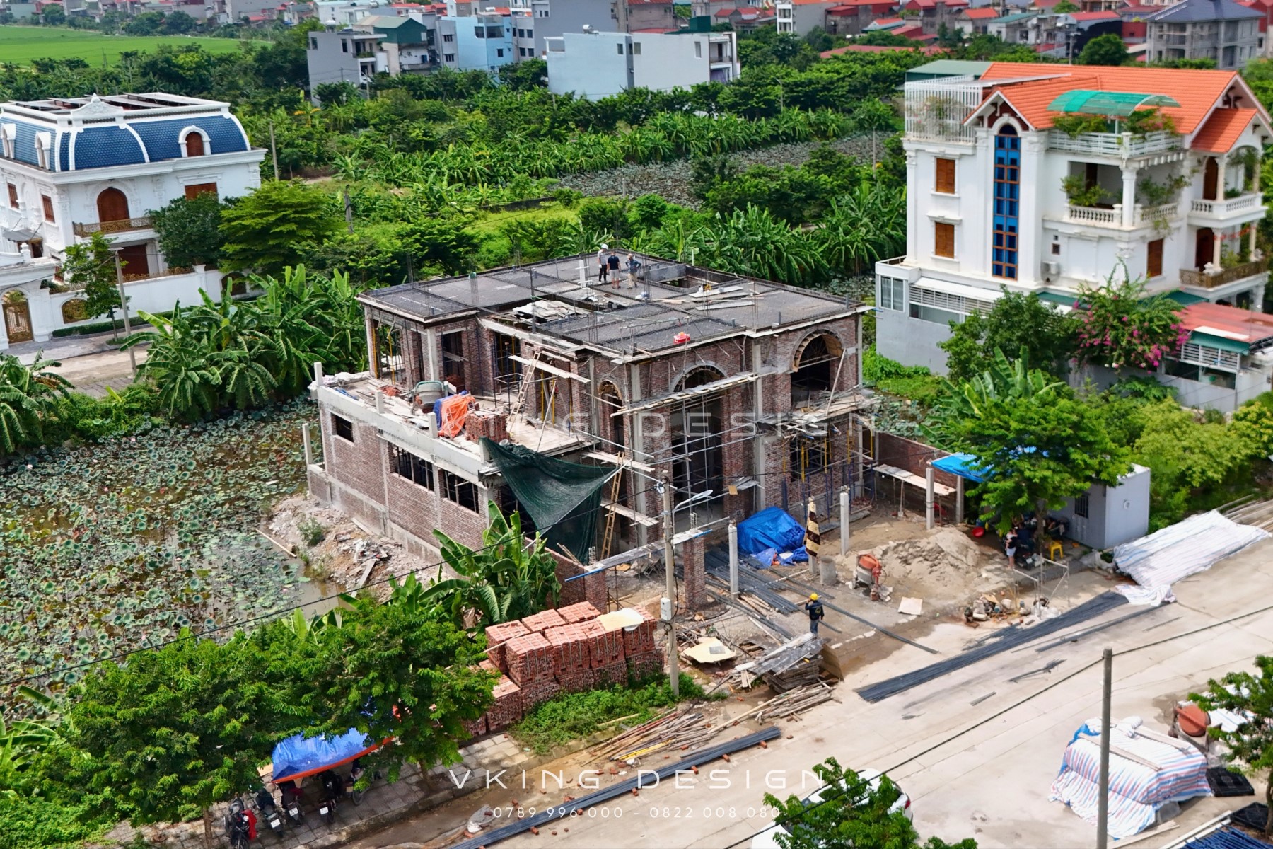 THI CÔNG BIỆT THỰ ĐỊA TRUNG HẢI VK26024-TC 10 thi cong xay dung biet thu dia trung hai vk26024 4